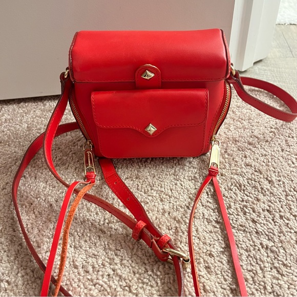 Rebecca Minkoff Red Mini Leather Bag - Picture 4 of 11